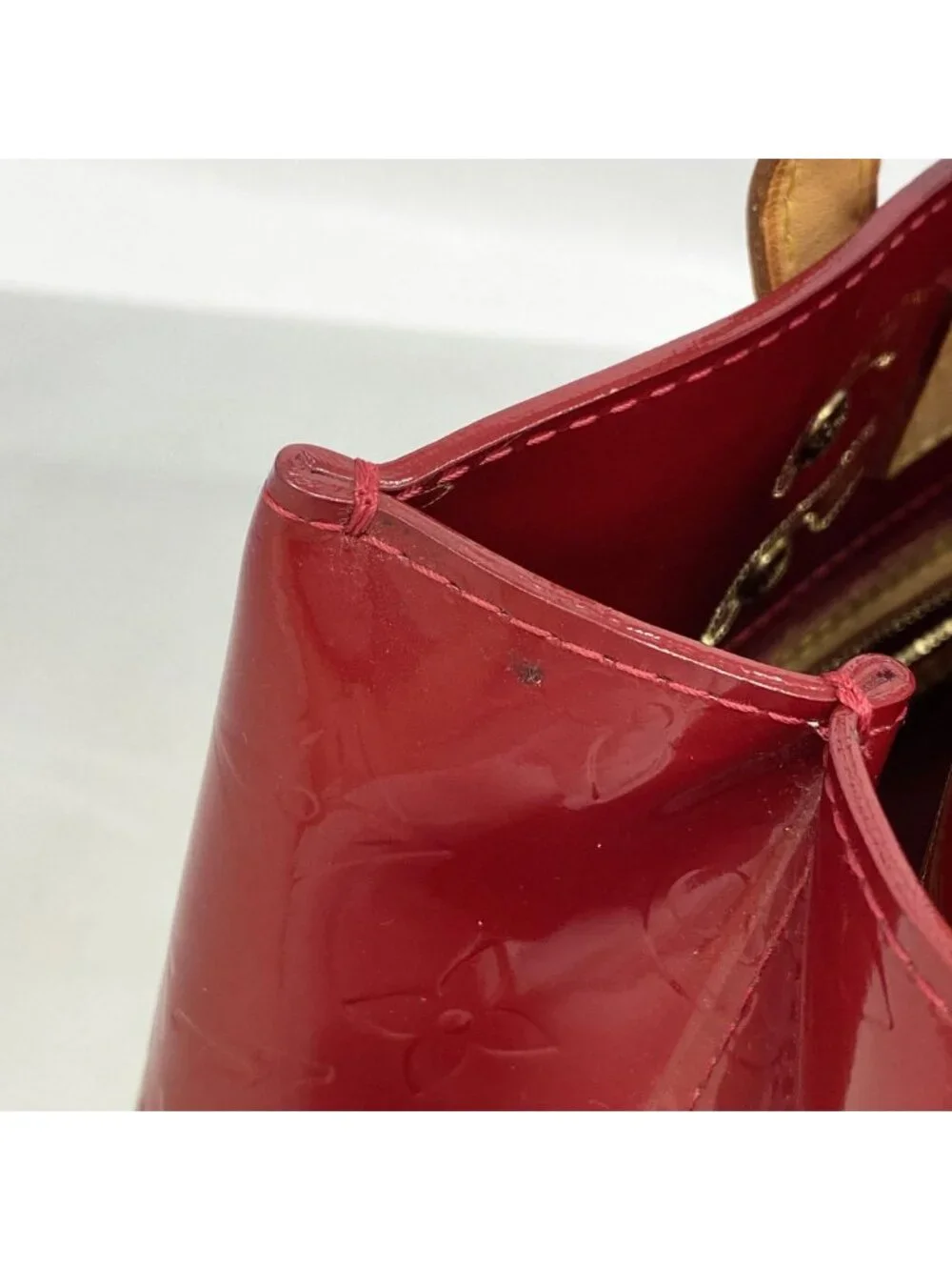Louis Vuitton Vernis Reed PM Pomme D'amour Handbag